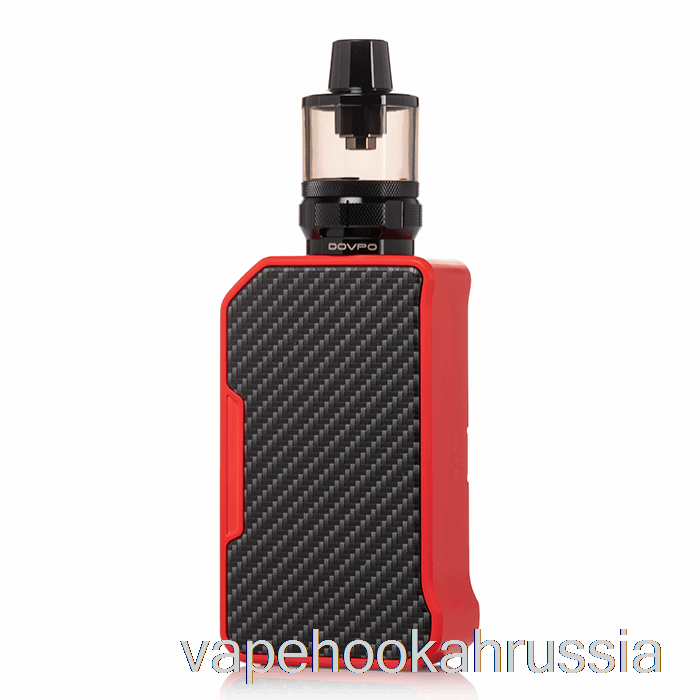 Vape Russia Dovpo Mvp 220w стартовый комплект из углеродного волокна красный